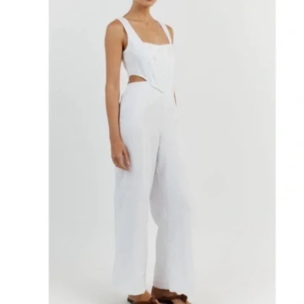 DISSH Linen Joey Corset Jumpsuit